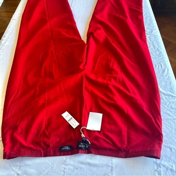 J.Crew Wool Tuxedo Wide-Leg Pleated Limited Edition Pants in Red Color S… - Picture 14 of 16